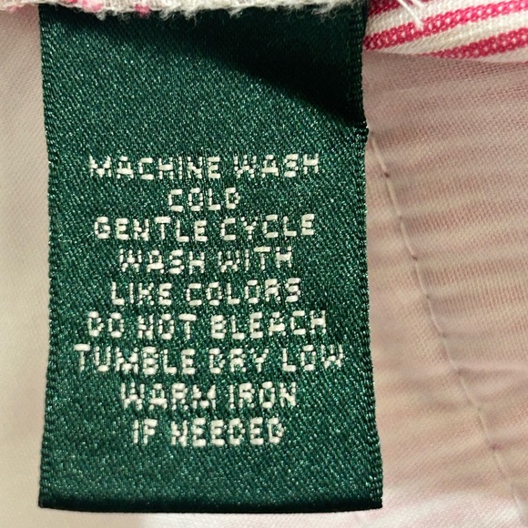 Ralph Lauren Pink Striped Women's Shorts - Picture 6 of 8